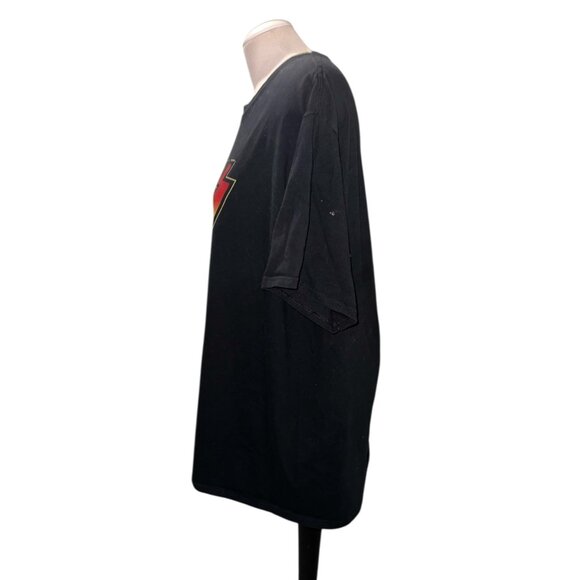 Retro Style Hiss Cat Parody Band Graphic T-Shirt 2XL Black Cotton Short Sleeve U - Picture 5 of 7